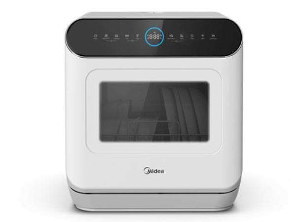 Midea ST 5.31 WI tafelvaatwasser, slim en modern ontwerp met wifi-functie en touch control bedieningen.